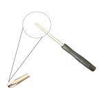 پیچ گوشتی 4 سو پلاستیکی دسته مشکی طول 8CM تیغه 3M دسته نارک