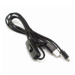 کابل USB تغذیه رسپبری پای 4 باکلید ON/OFF TYPE-C