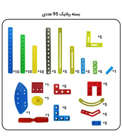 سازه ربات بسته 95 عددی