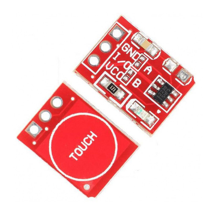 lp0742 ماژول تاچ برد قرمز TTP223