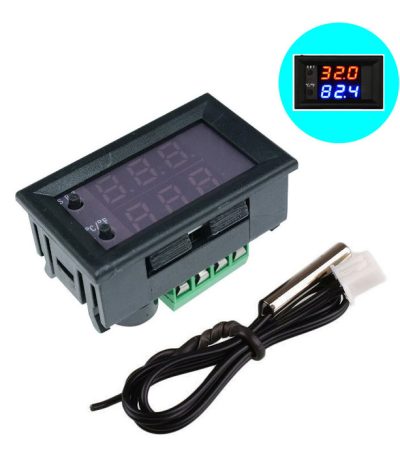 ماژول ترموستات دما پنلی به همراه هشدار دهنده W1209WK