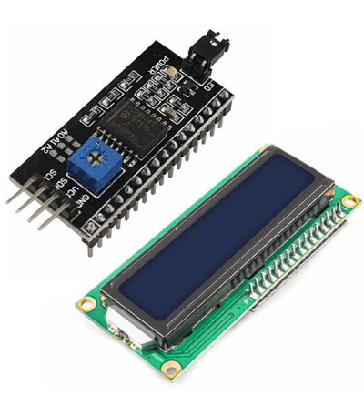 LCD آبی 16*2 به همره رابط I2C