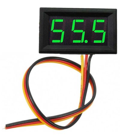 ماژول ولت متر سه سیمه سبز 30V 0.28INCH