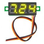 ماژول ولت متر سه سیمه زرد 30V 0.28INCH