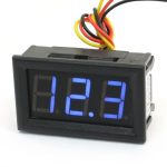 ماژول ولت متر سه سیمه آبی 30V 0.28INCH