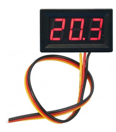ماژول ولت متر پنلی سه سیمه قرمز 100V 0.56INCH