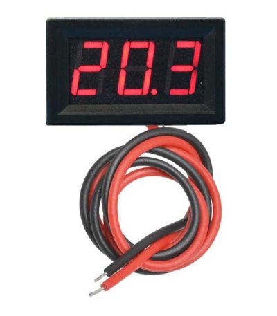 ماژول ولت متر پنلی دو سیمه قرمز 30V 0.56INCH