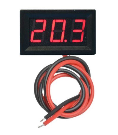 ماژول ولت متر پنلی دو سیمه قرمز 100V 0.56INCH