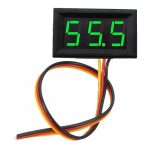 ماژول ولت متر پنلی سه سیمه سبز 100V 0.56INCH