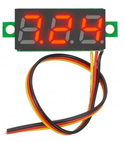 ماژول ولت متر سه سیمه قرمز 100V 0.36INCH