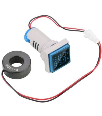 ماژول ولت متر و آمپرمتر چراغ سیگنالی AC 220V 50A