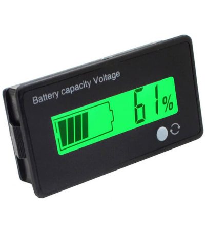 ماژول نشانگر ظرفیت باتری 12V باراگراف و درصد به همراه کلید رفرش