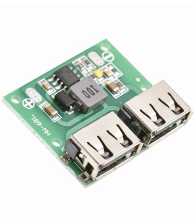 ماژول کاهنده ولتاژ دو خروجی USB 5V 3A