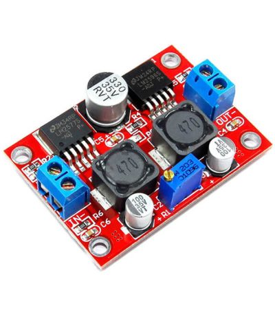 ماژول کاهنده و افزاینده ولتاژ تک ولوم LM2596/LM2577 3A