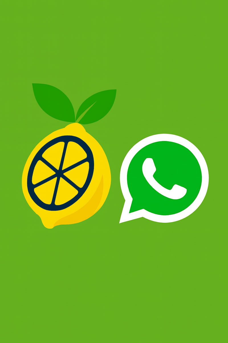 ارتباط با لیموپای در واتس‌اپ